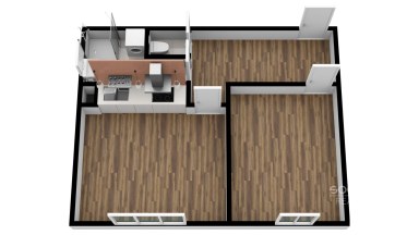 Pronájem bytu 2+kk, 50 m2, Praha 3 - Žižkov, ul. Jeseniova.
