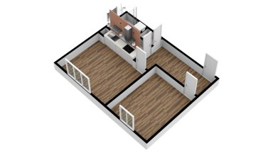 Pronájem bytu 2+kk, 50 m2, Praha 3 - Žižkov, ul. Jeseniova.