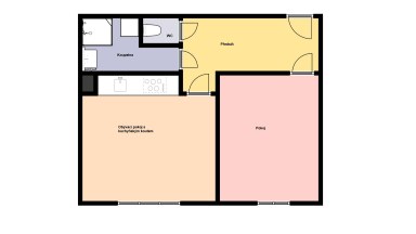Pronájem bytu 2+kk, 50 m2, Praha 3 - Žižkov, ul. Jeseniova.