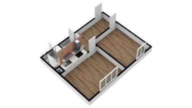 Pronájem bytu 2+kk, 50 m2, Praha 3 - Žižkov, ul. Jeseniova.