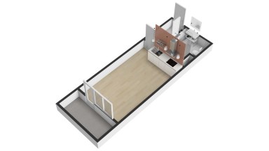 Prodej hezkého bytu 1+kk/B/S, 26m2, Praha 10 - Horní Měcholupy, Hornoměcholupská