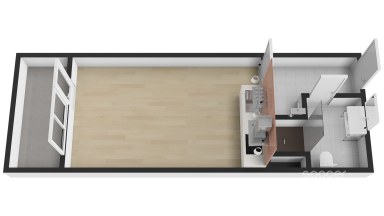 Prodej hezkého bytu 1+kk/B/S, 26m2, Praha 10 - Horní Měcholupy, Hornoměcholupská