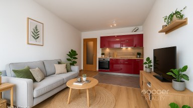 Prodej hezkého bytu 1+kk/B/S, 26m2, Praha 10 - Horní Měcholupy, Hornoměcholupská