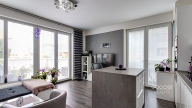 Pronájem bytu 2+kk/T/B/G, v ulici Farkašova, Praha 9 - Kyje. 