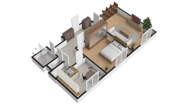 Prodej slunného bytu 2+1 (59 m²) u parku, možnost podnájmu – Praha 10, Vršovice