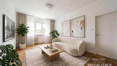 Prodej slunného bytu 2+1 (59 m²) u parku, možnost podnájmu – Praha 10, Vršovice
