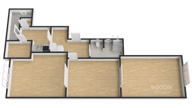 Pronájem bytu 3+1/B, 100 m2, Praha 1 - Staré Město, ul. Klimentská.
