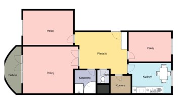 Pronájem bytu 3+1/B, 88 m2, Praha 5 - Smíchov, ul. Na Hřebenkách.