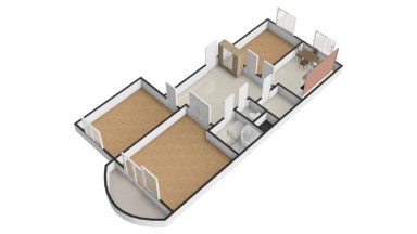Pronájem bytu 3+1/B, 88 m2, Praha 5 - Smíchov, ul. Na Hřebenkách.