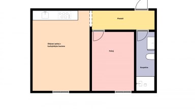 Pronájem bytu 2+kk, 40 m2, ulice Boleslavská, Brandýs nad Labem-Stará Boleslav. 