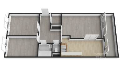 Prodej bytu 3+1/L/S, 79 m2, Praha 4 - Chodov, ul. Konstantinova.
