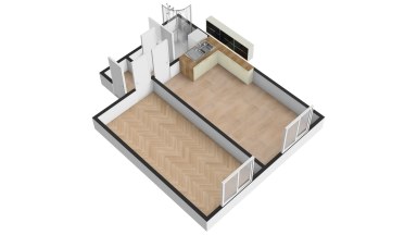 Pronájem bytu 2+kk, 48 m2, Praha 4 - Nusle, ul. K Podjezdu.