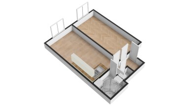 Pronájem bytu 2+kk, 48 m2, Praha 4 - Nusle, ul. K Podjezdu.