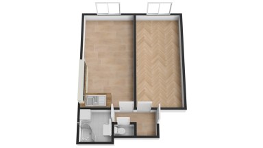Pronájem bytu 2+kk, 48 m2, Praha 4 - Nusle, ul. K Podjezdu.