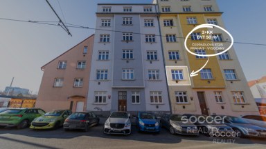 Pronájem bytu 2+kk, 50 m2, Praha 9 - Vysočany, ul. Čerpadlová.