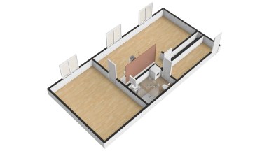 Pronájem bytu 2+kk, 71 m2, Praha 3 - Žižkov, ul. Jeseniova.