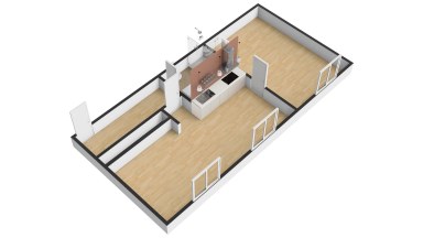 Pronájem bytu 2+kk, 71 m2, Praha 3 - Žižkov, ul. Jeseniova.