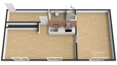 Pronájem bytu 2+kk, 71 m2, Praha 3 - Žižkov, ul. Jeseniova.