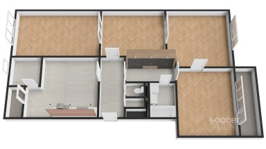 Pronájem bytu 4+1/2xB, 104 m2, ulice Patočkova, Praha 6 - Střešovice