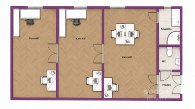 Pronájem bytu 3+kk, 70 m2, Praha 2 - Nové Město, ul. Karlovo náměstí.