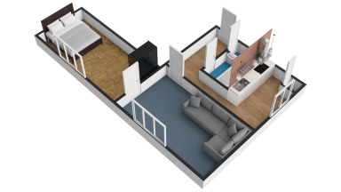 Pronájem hezkého bytu 2+1/S, 55 m2, Praha 6 - Vokovice, ul. K Lánu.